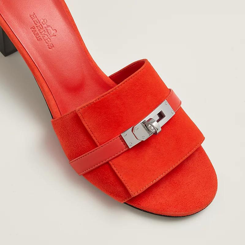 Giày Hermes Gigi 50 Sandal Nữ Cam